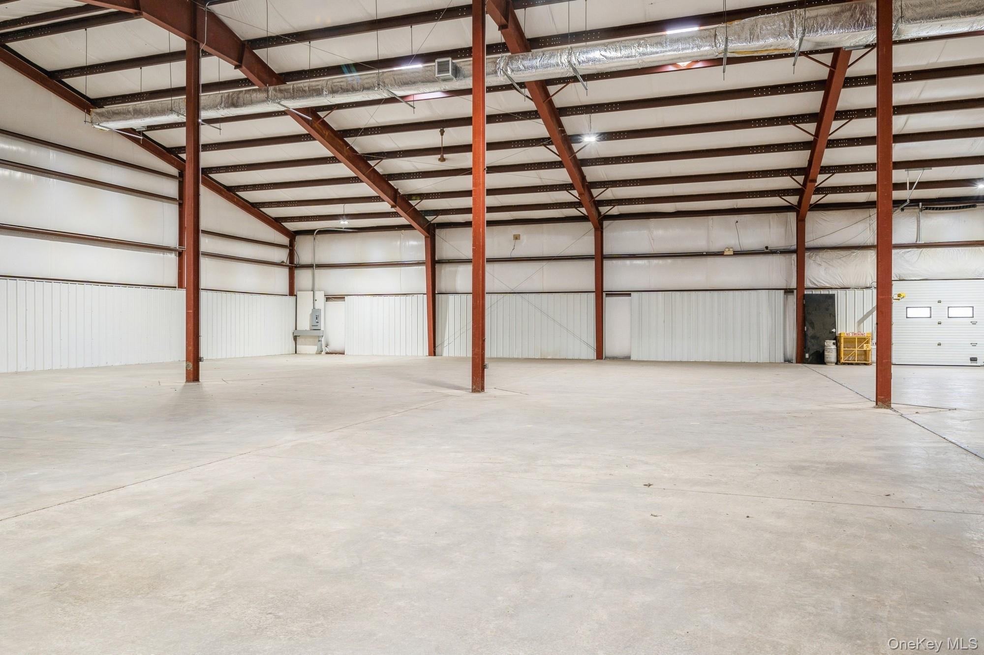 Interior view of warehouse