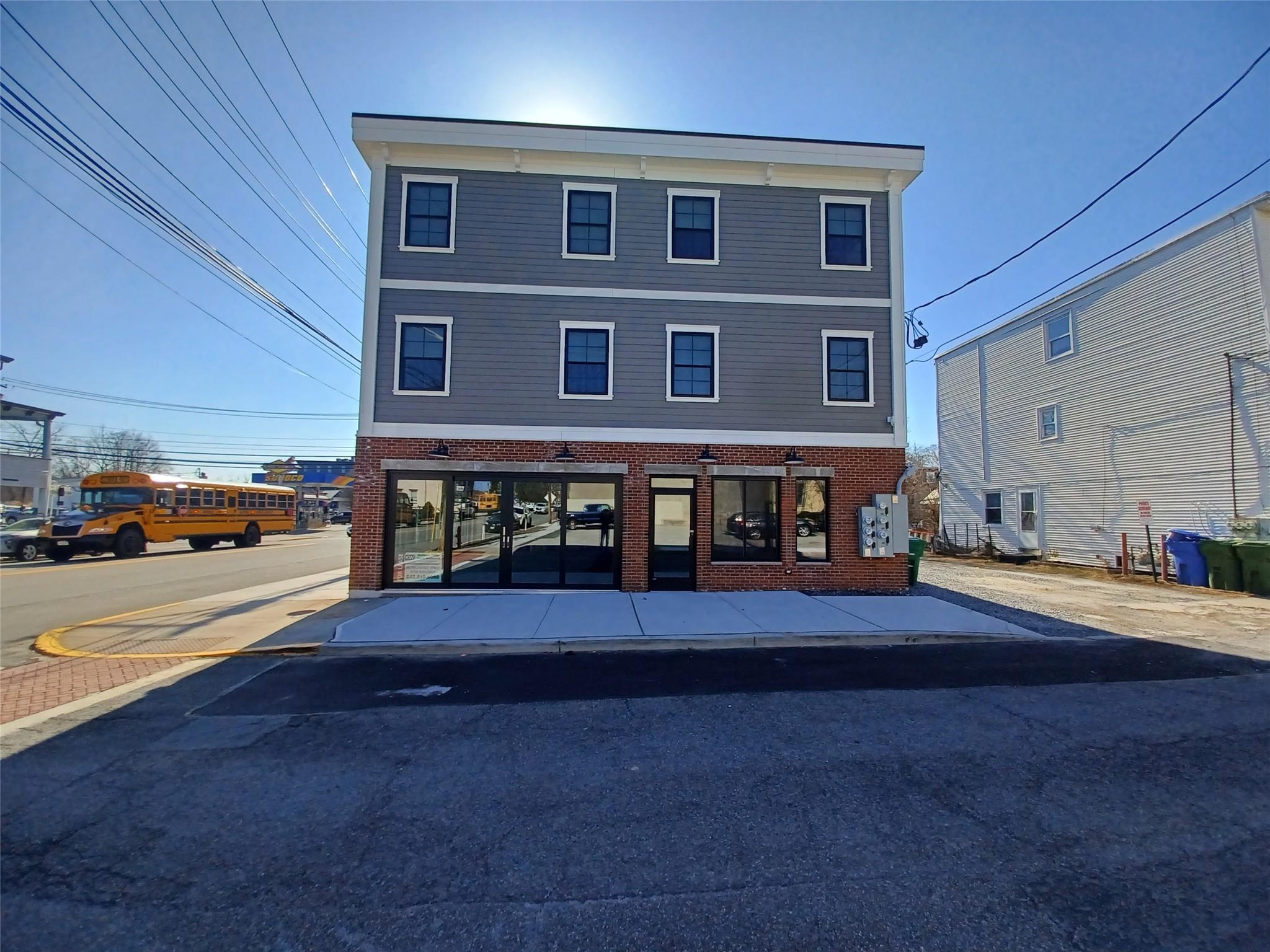 Front of the entry level commercial space.