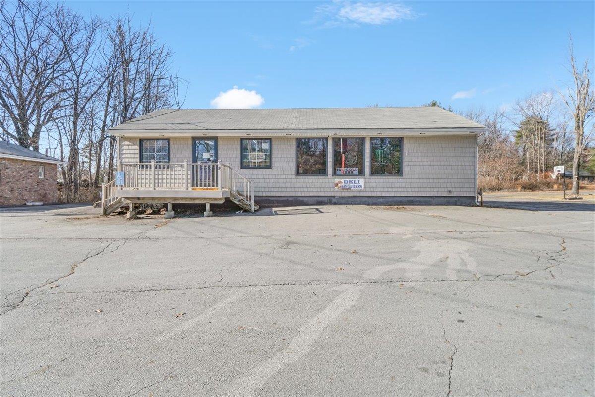 View of single story home