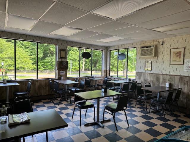 Sunny one room open space dining area