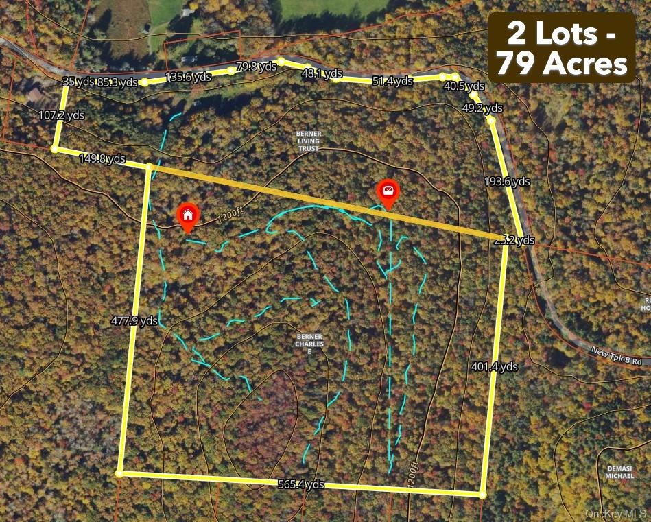 Map / location featuring property parcel outlined