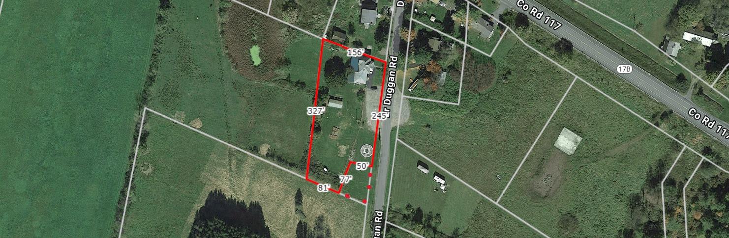 Map / location featuring property parcel outlined