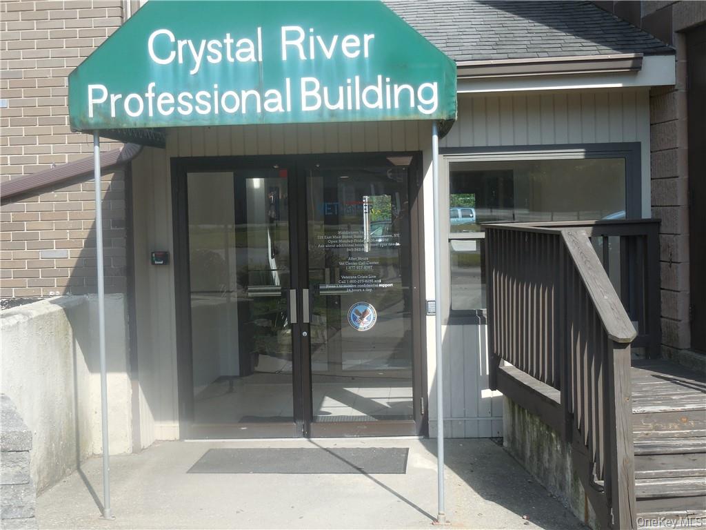 Main entrance of the building.