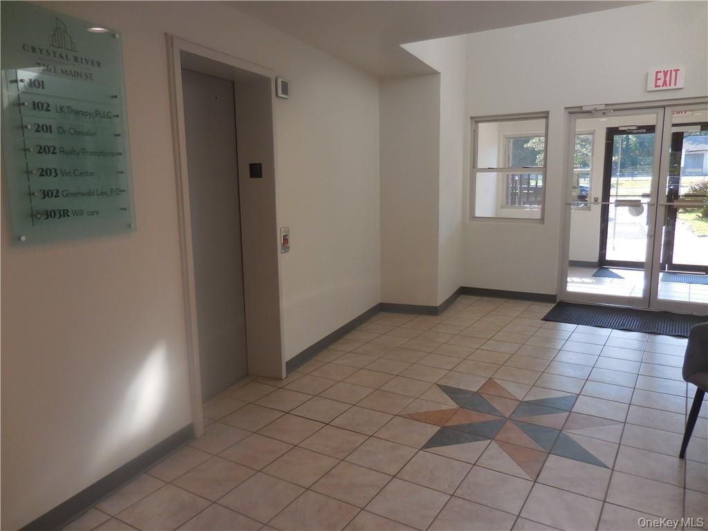 Interior of the main entrance...