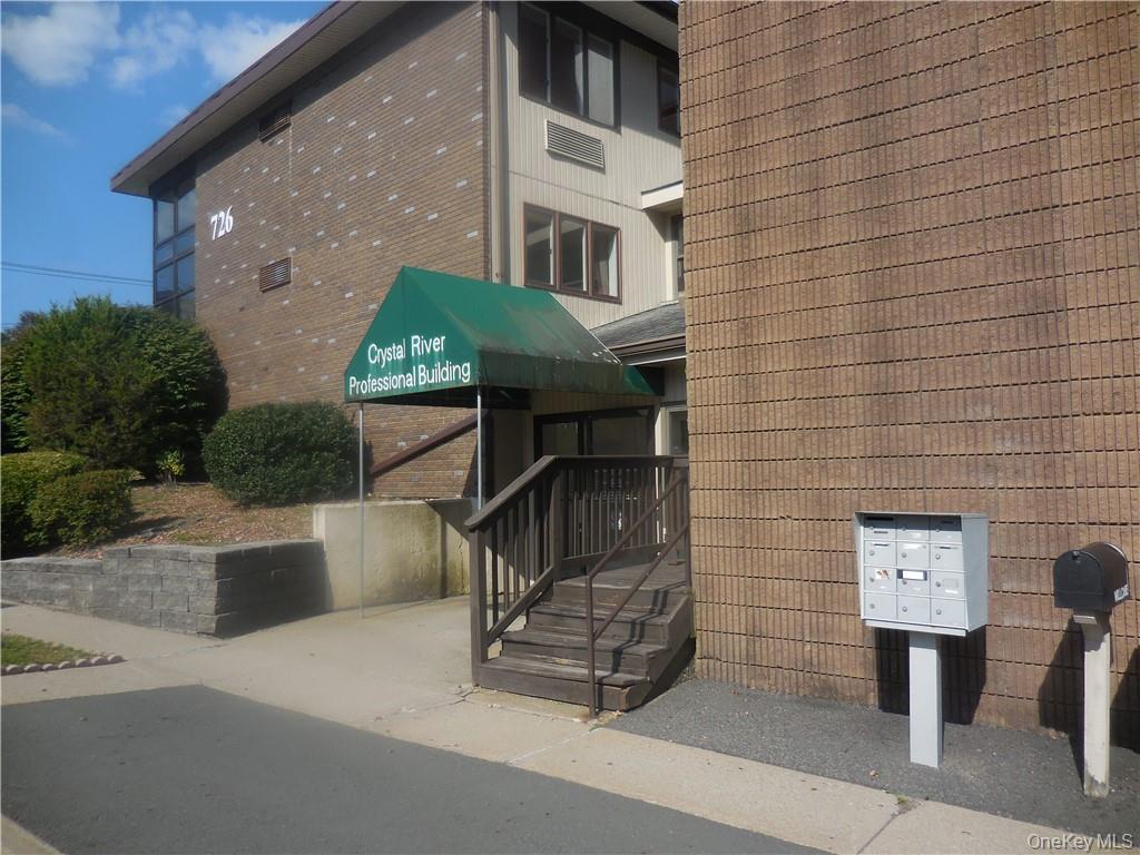 Exterior of the main entrance...