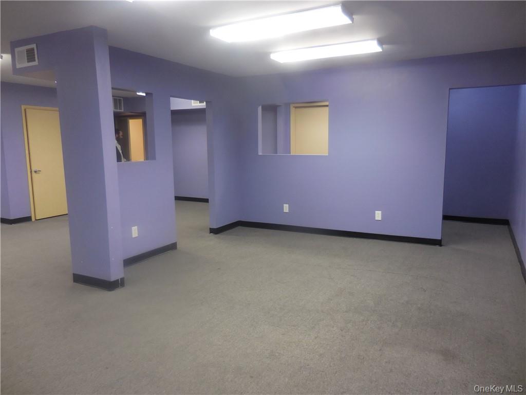 Interior view of the subject space.