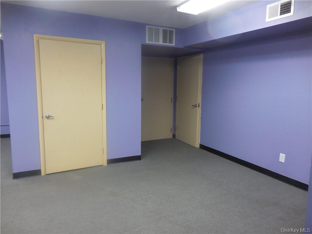 Interior view of the subject space.