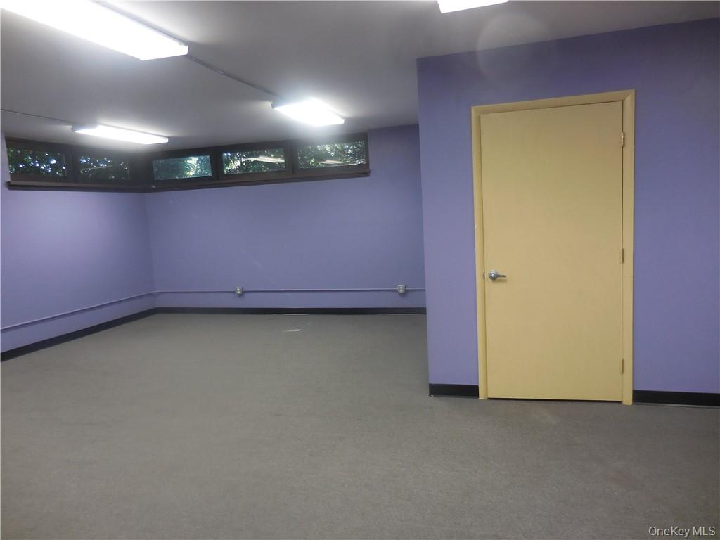 Interior view of the subject space.