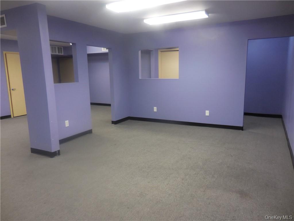 Interior view of the subject space.