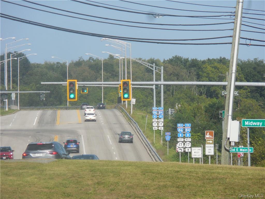 View of East Main Street connecting with Route 17