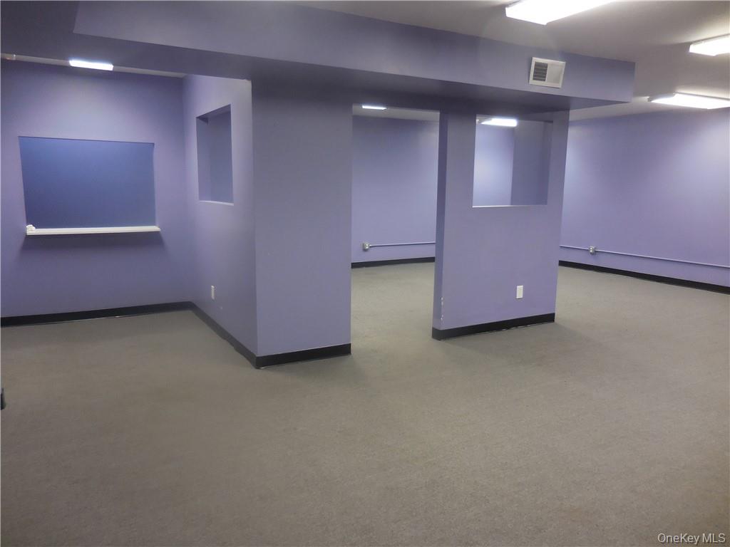 Interior view of the subject space.