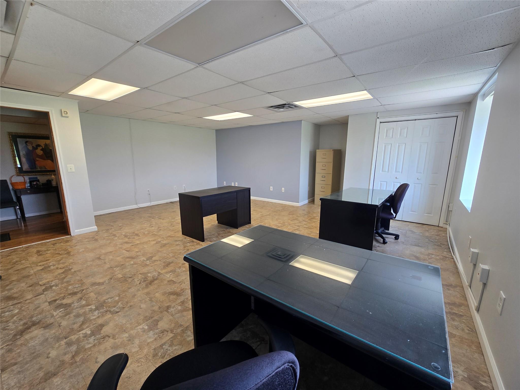 Bright, open office space