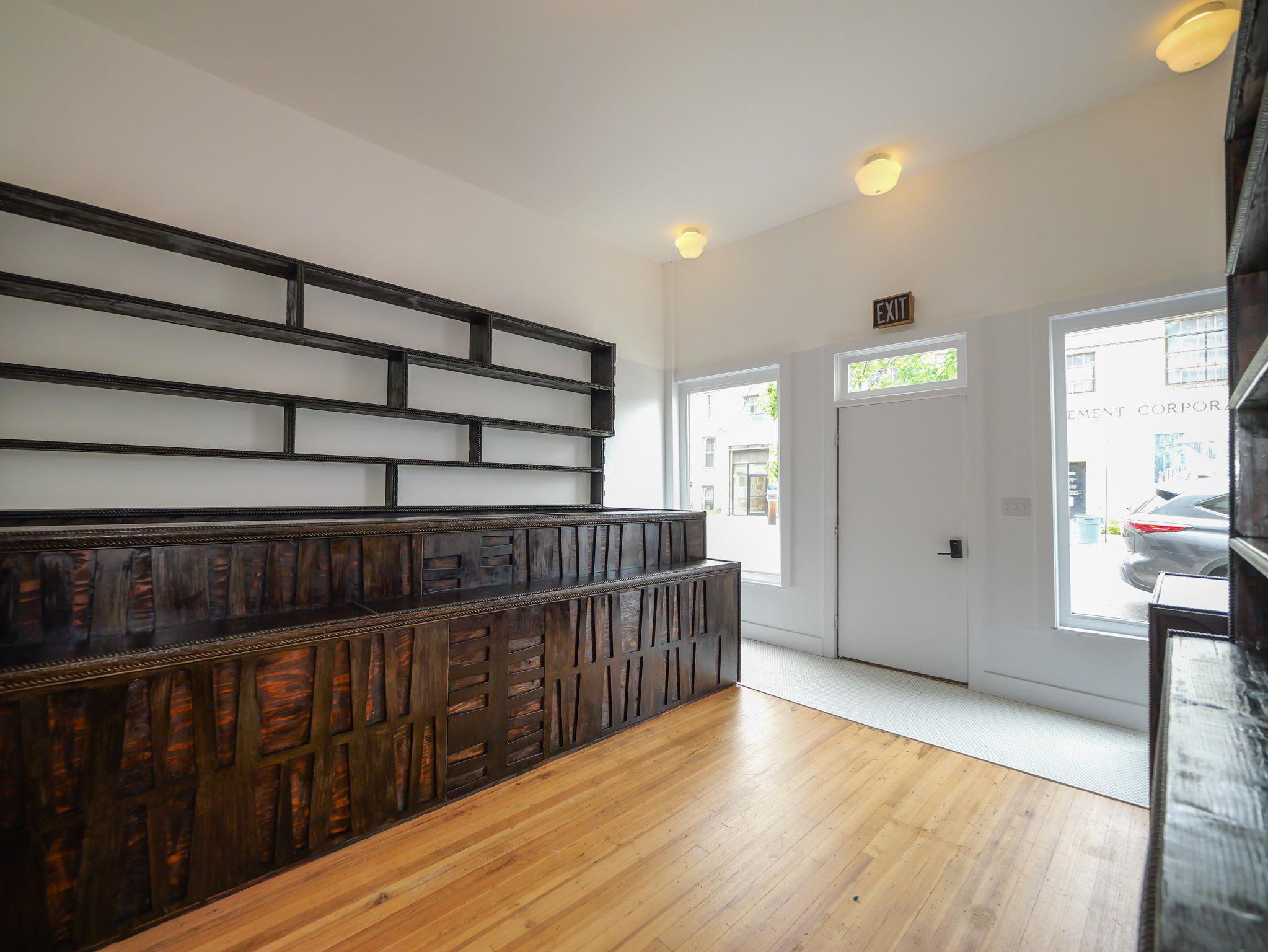 Entryway featuring hardwood / wood-style floors