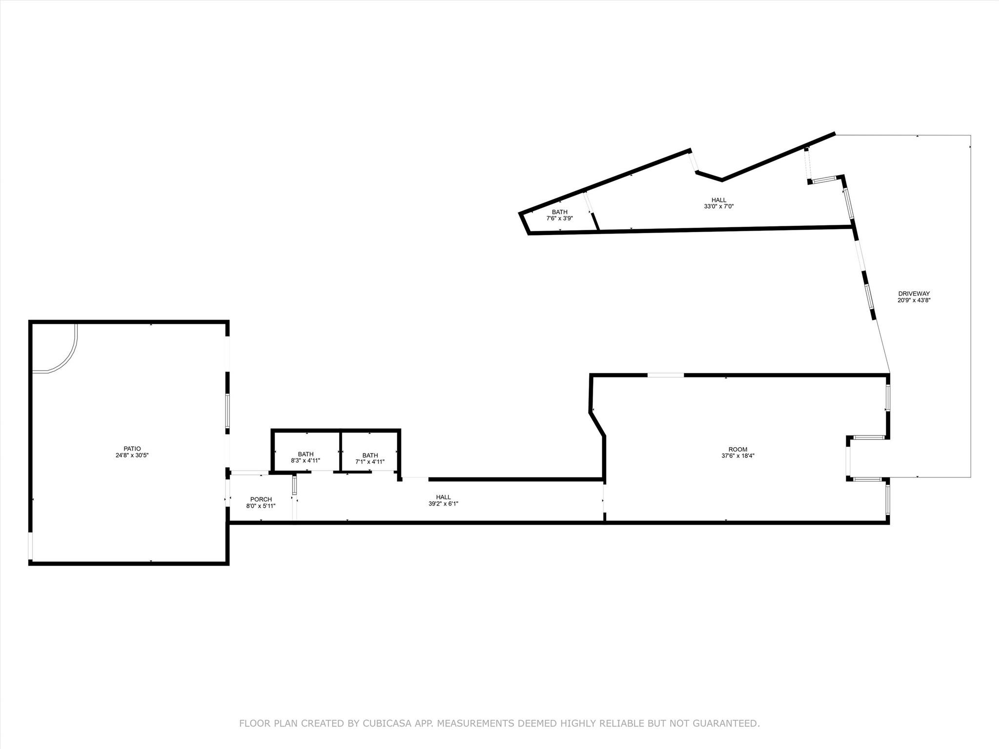 View of floor plan / room layout Approximate Sizes