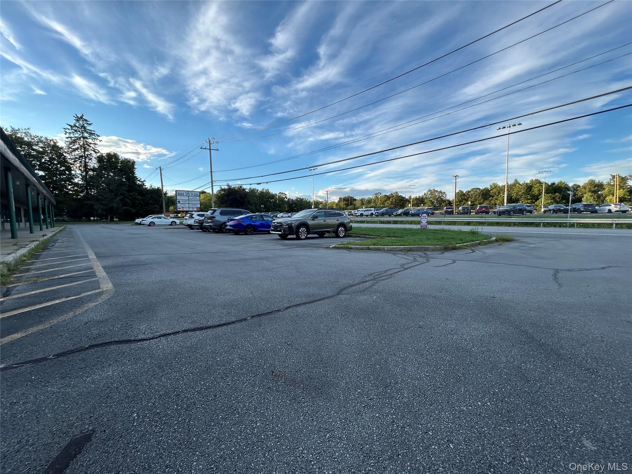 View of asphalt street
