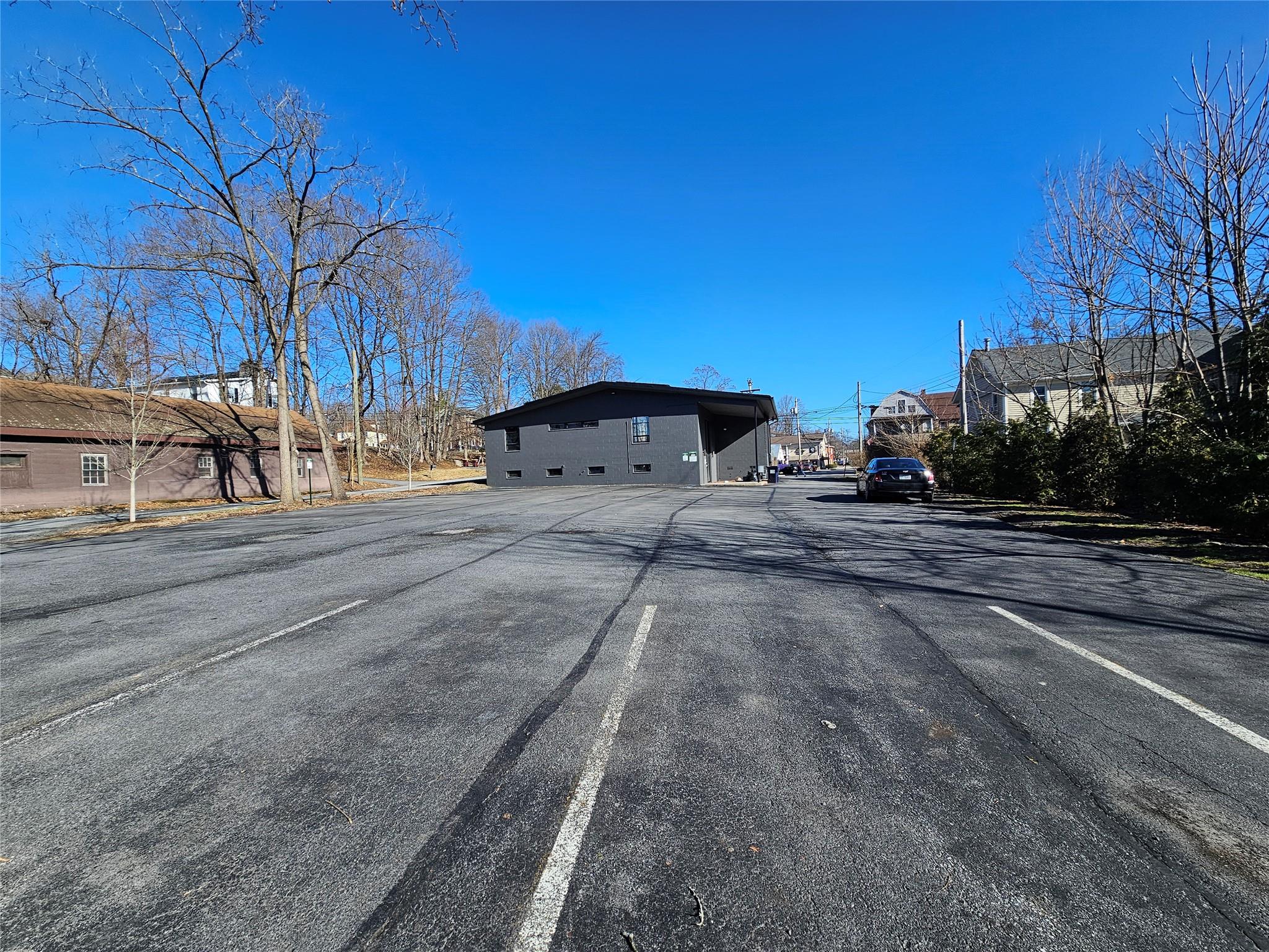 View of asphalt street