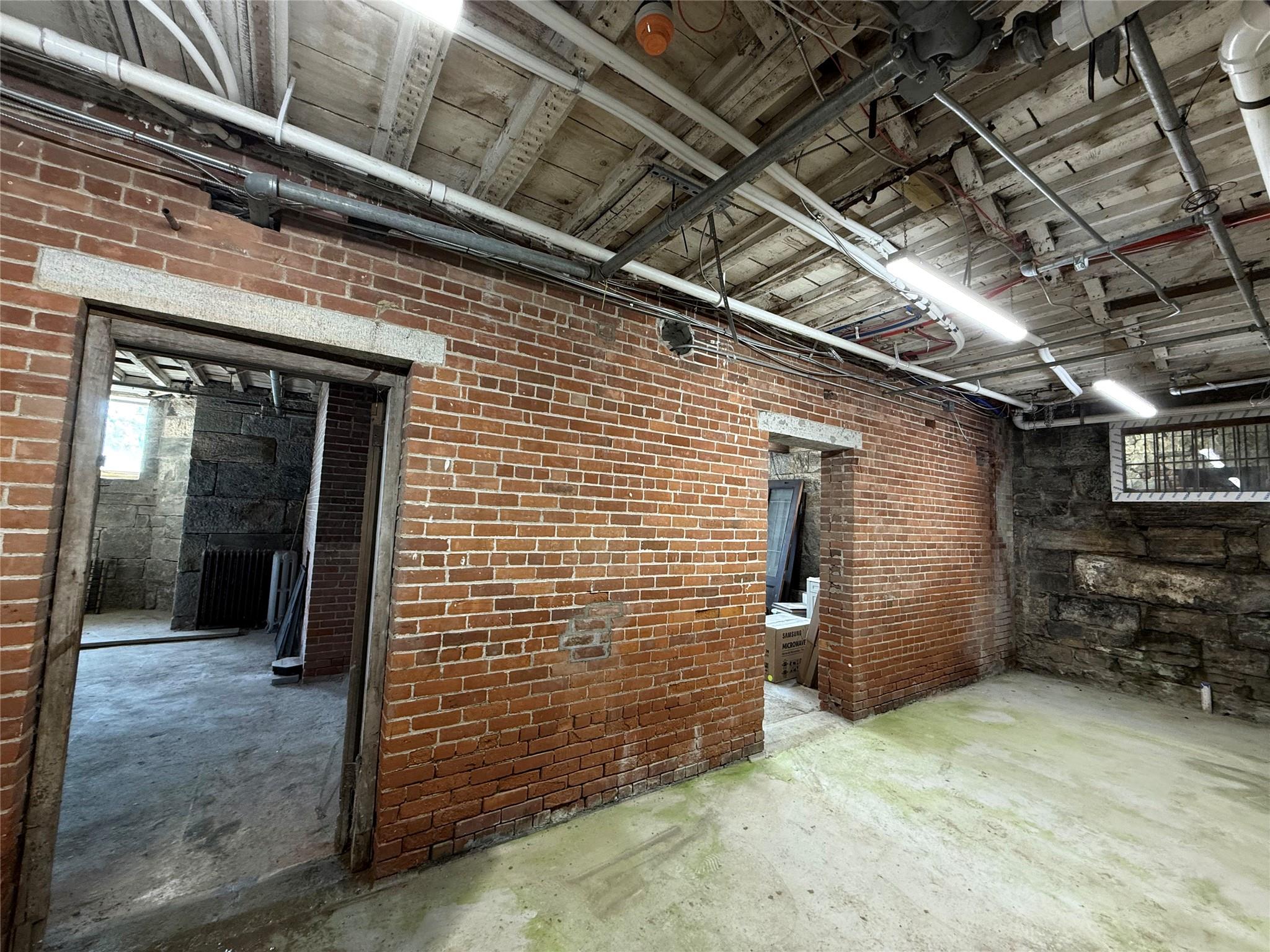 View of basement