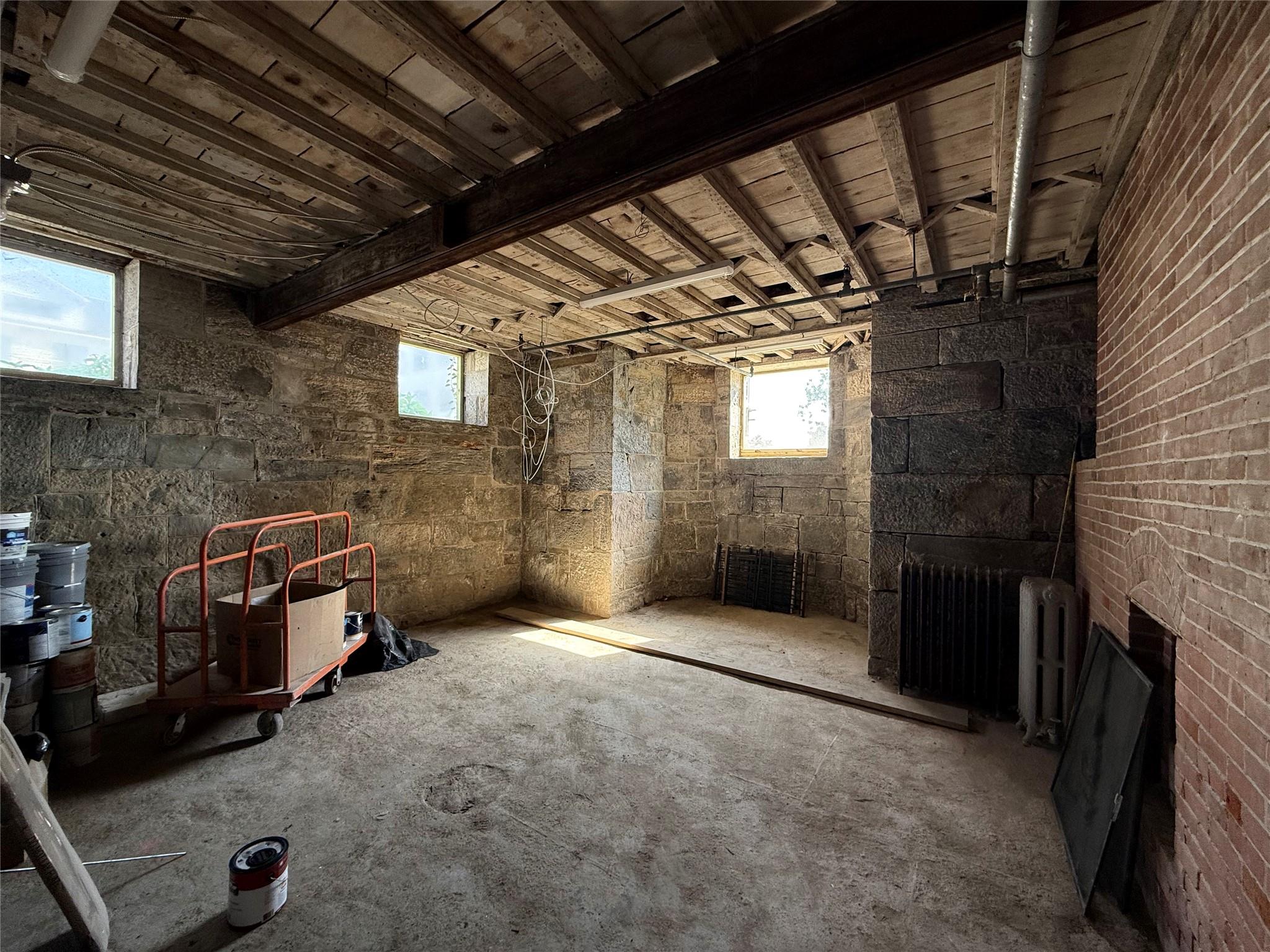 Miscellaneous room featuring radiator heating unit