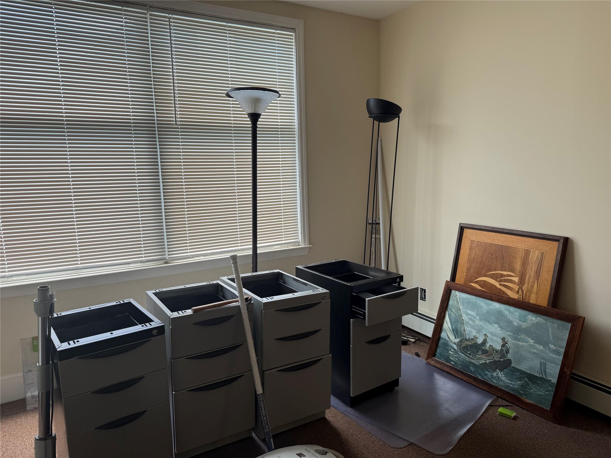 View of laundry area