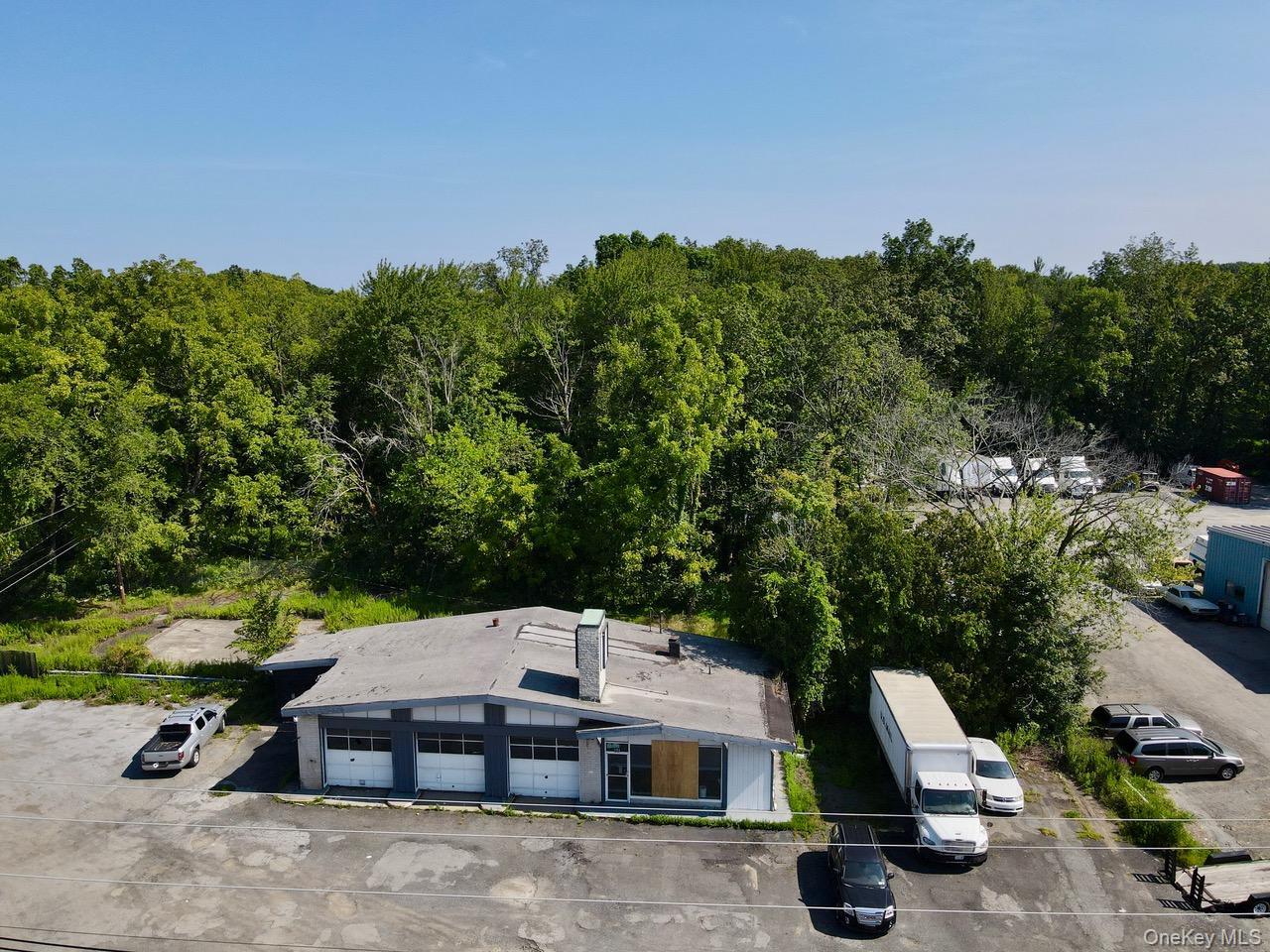 View from above of property
