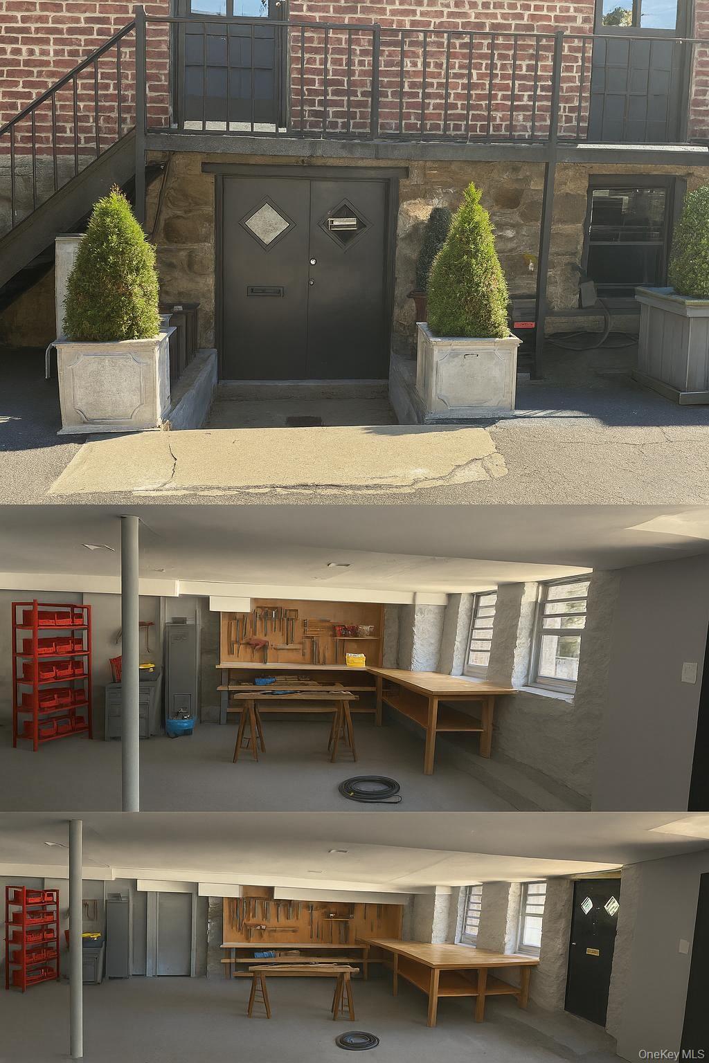 Virtually Staged Craftsman's Workshop/Storage