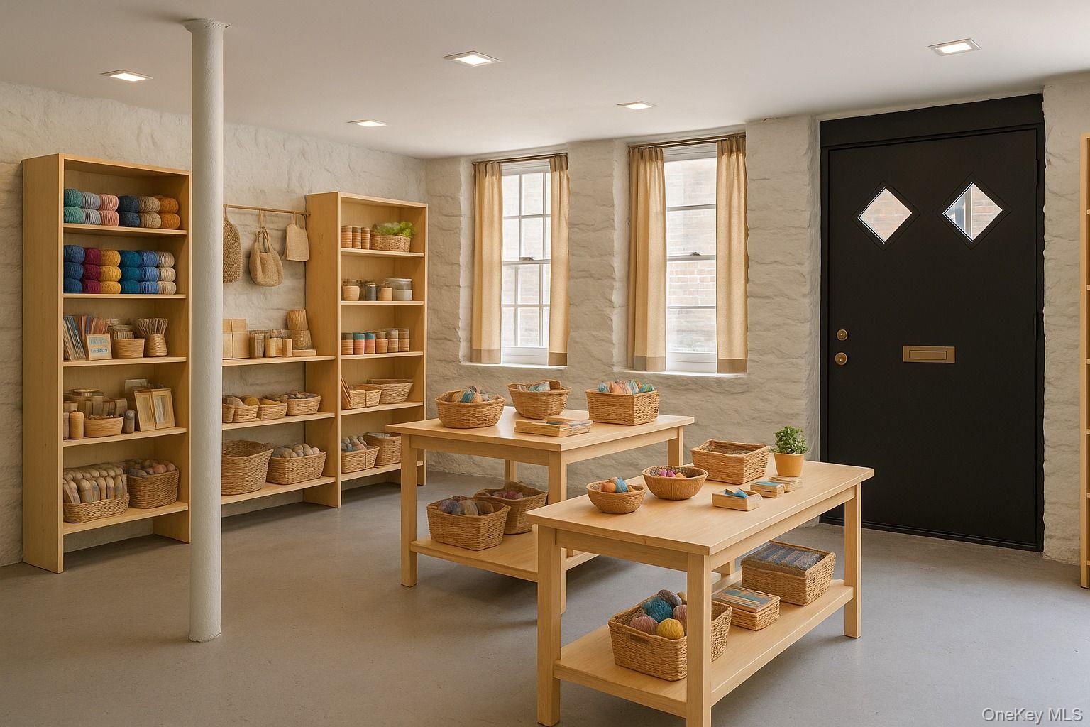 Virtually Staged Craft Studio