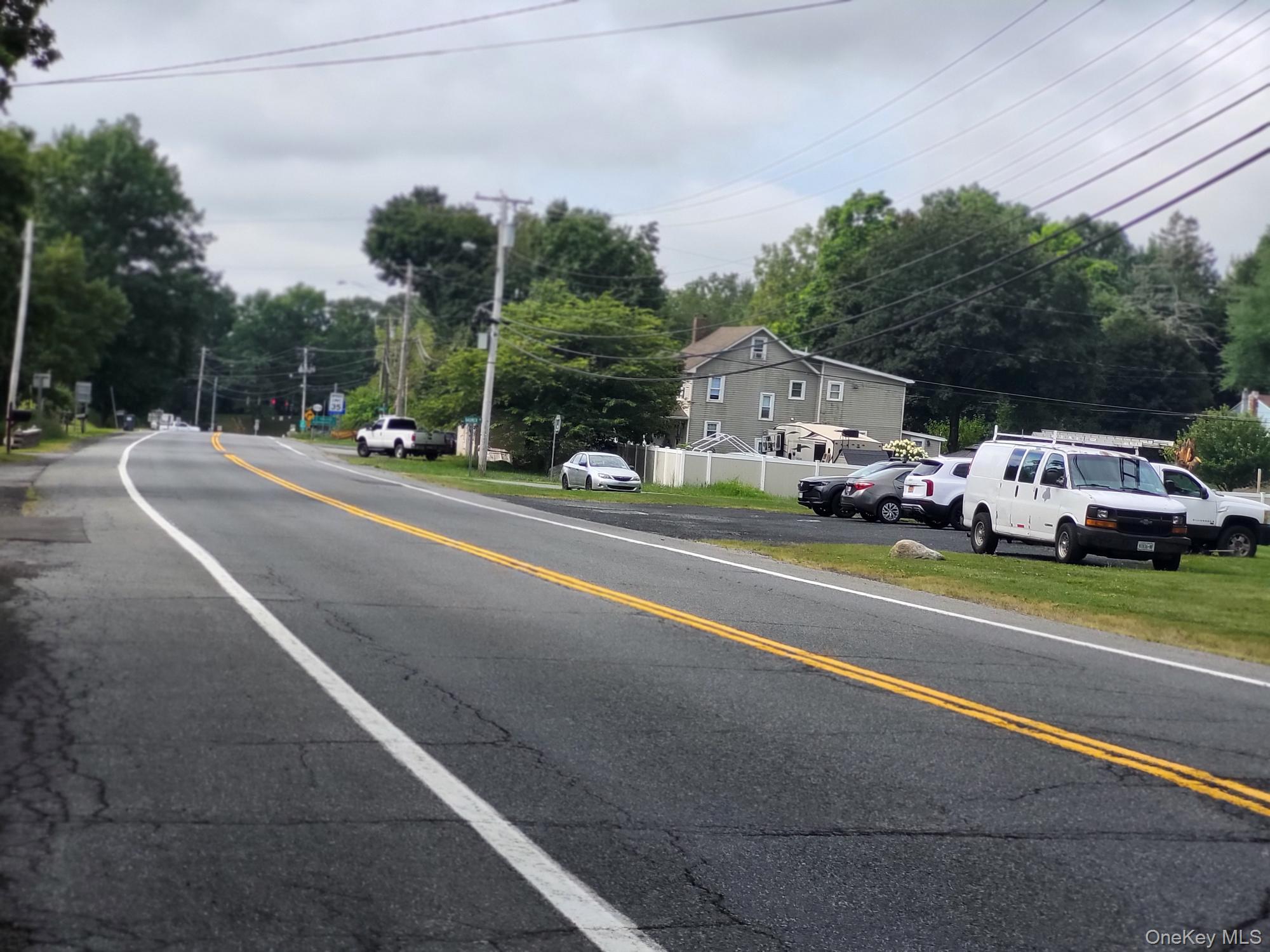 View of asphalt road
