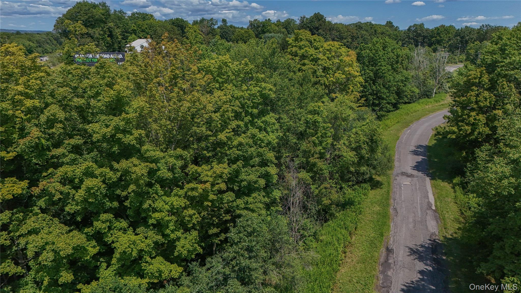 Aerial view of property from the other end of Midland