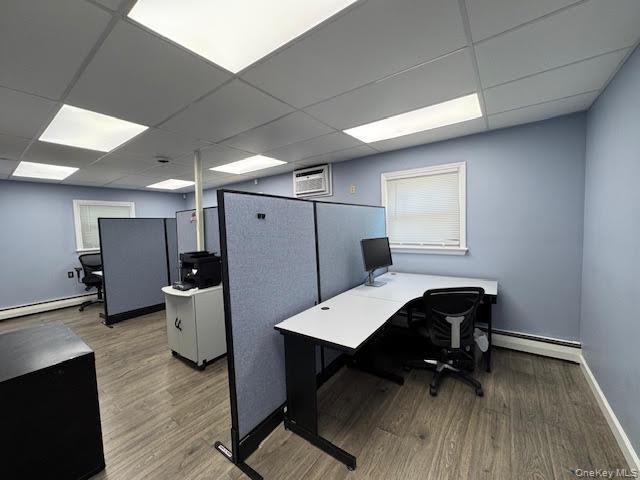 Large room set up with multiple desks