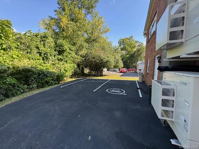 View of side parking lot