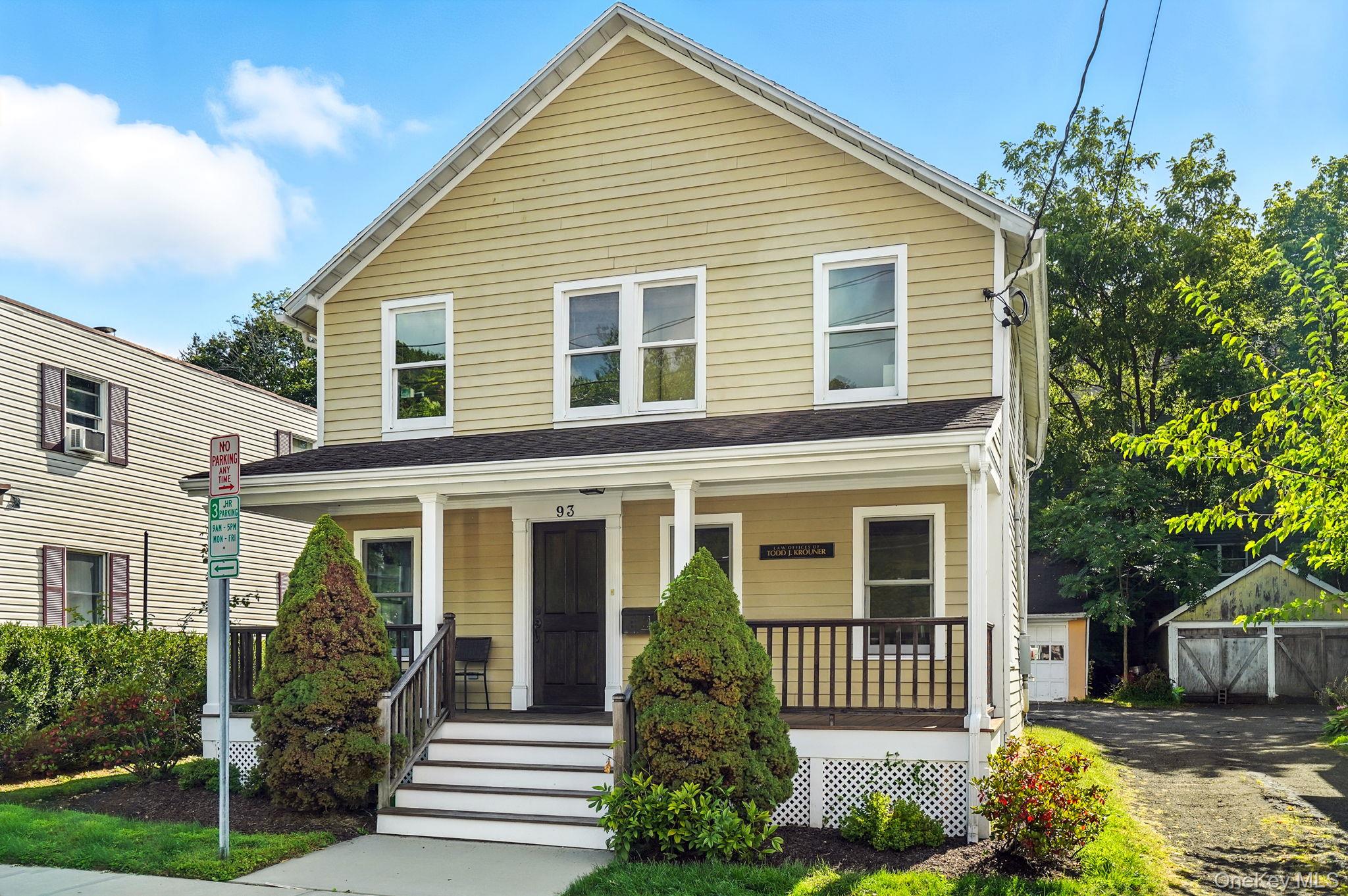 View of front of house with a porch