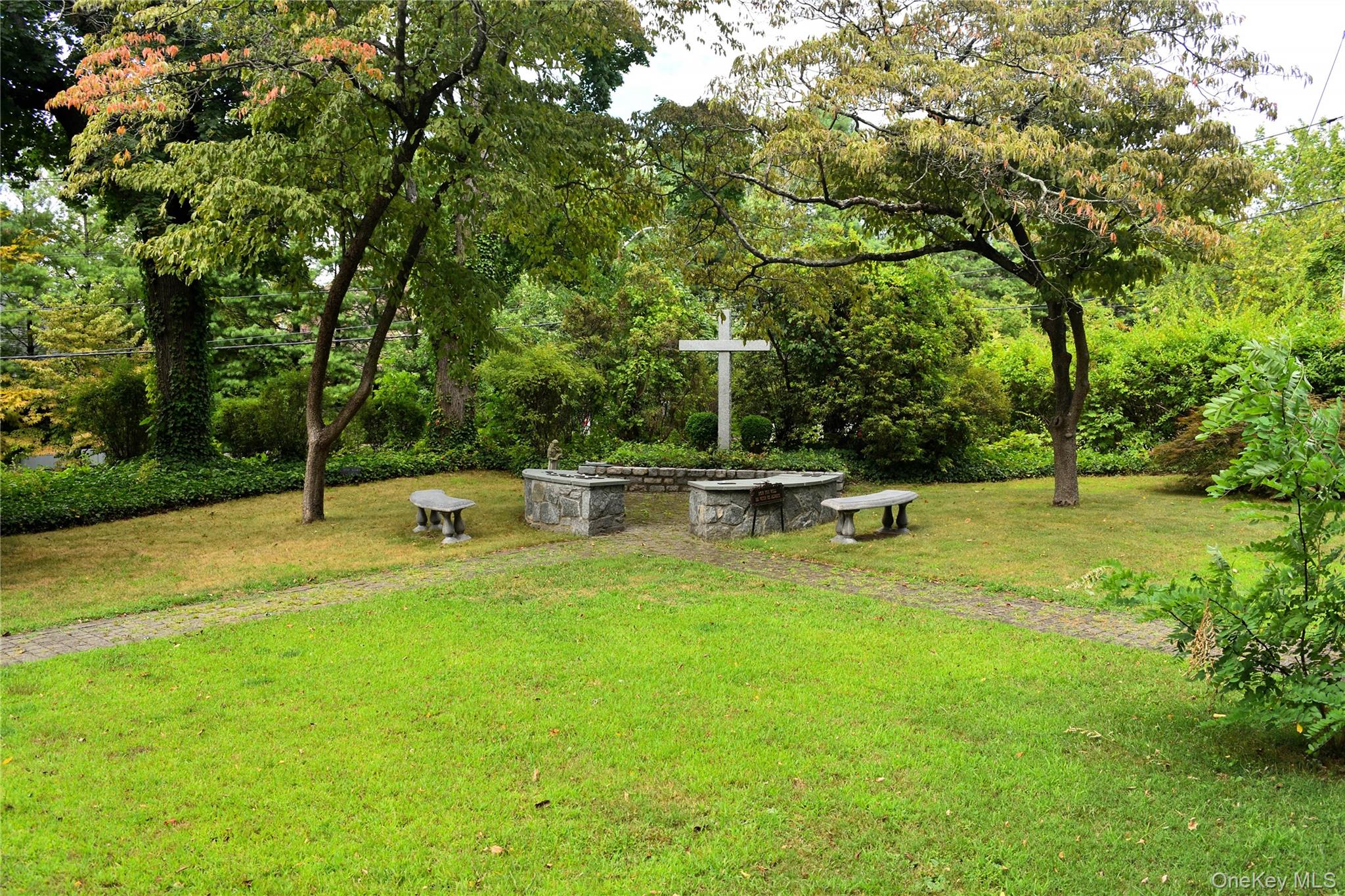 View of green lawn