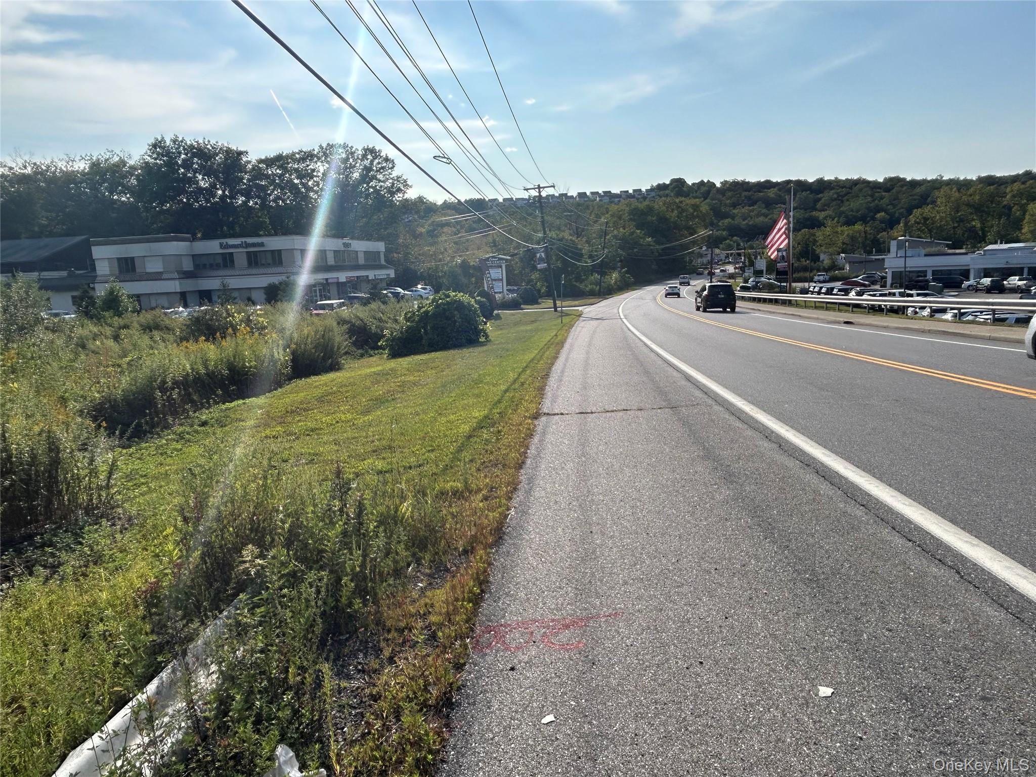 View of asphalt street