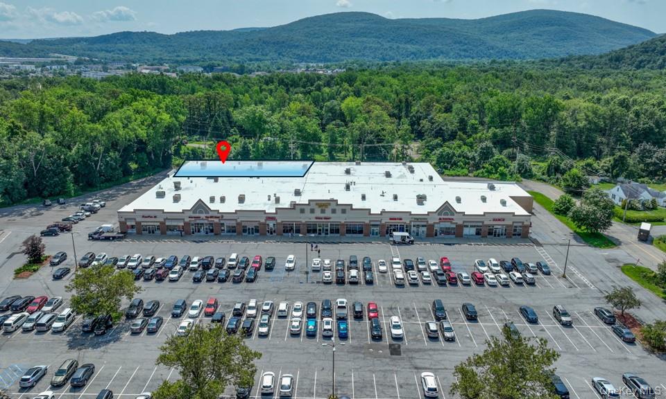Drone / aerial view location of space