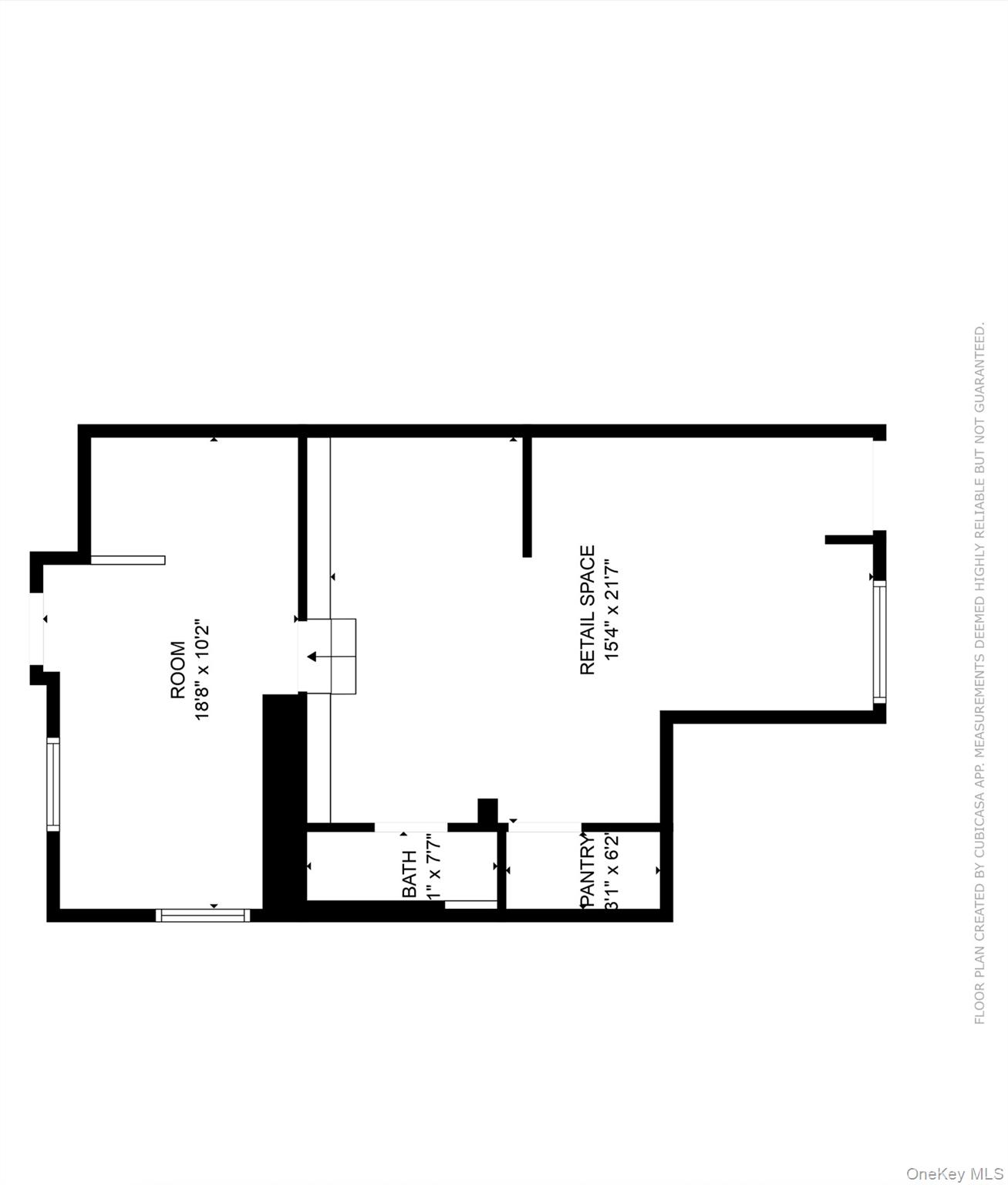View of room layout