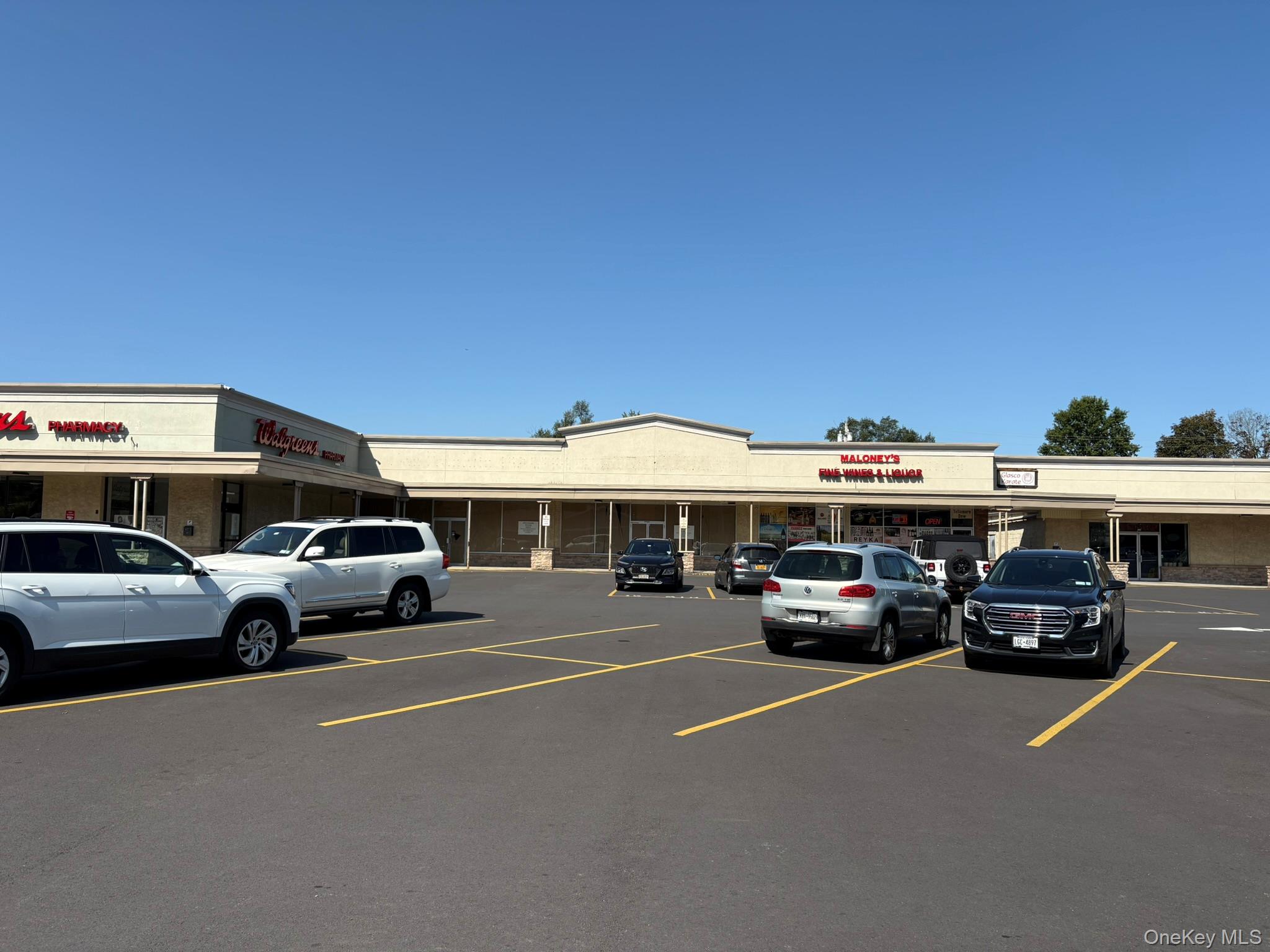 View of uncovered parking lot