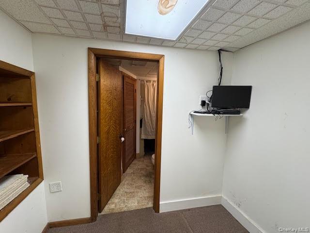 Entry to the bathroom from the small room.