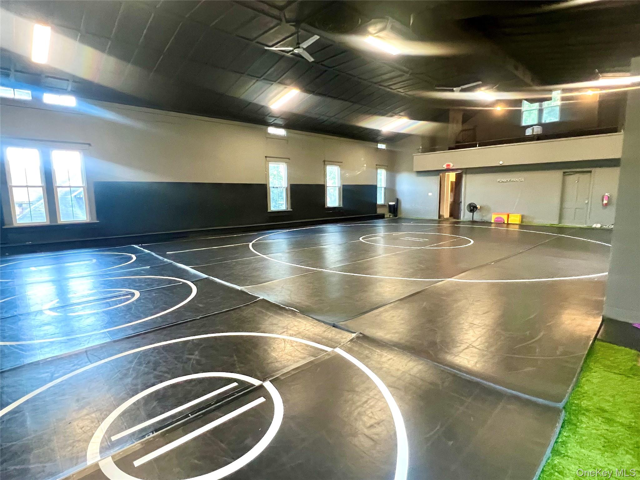 View of basketball court featuring community basketball court