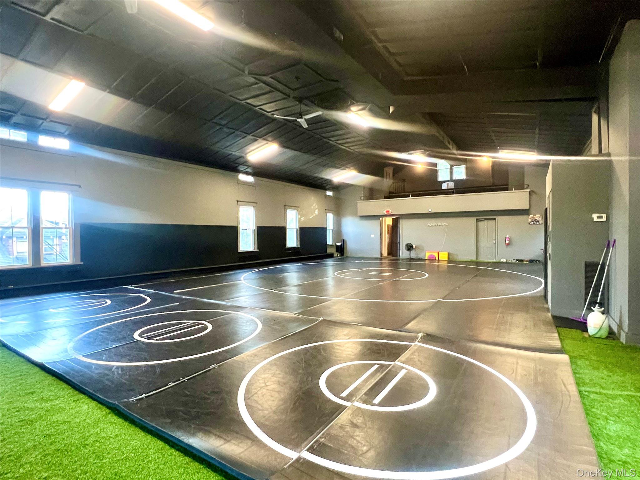 View of sport court featuring community basketball court