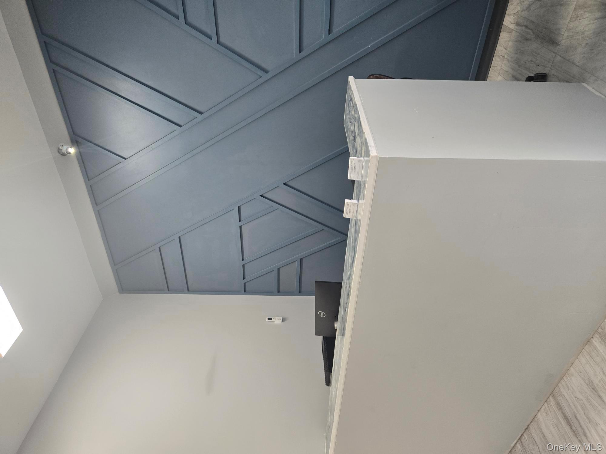 View of reception desk.