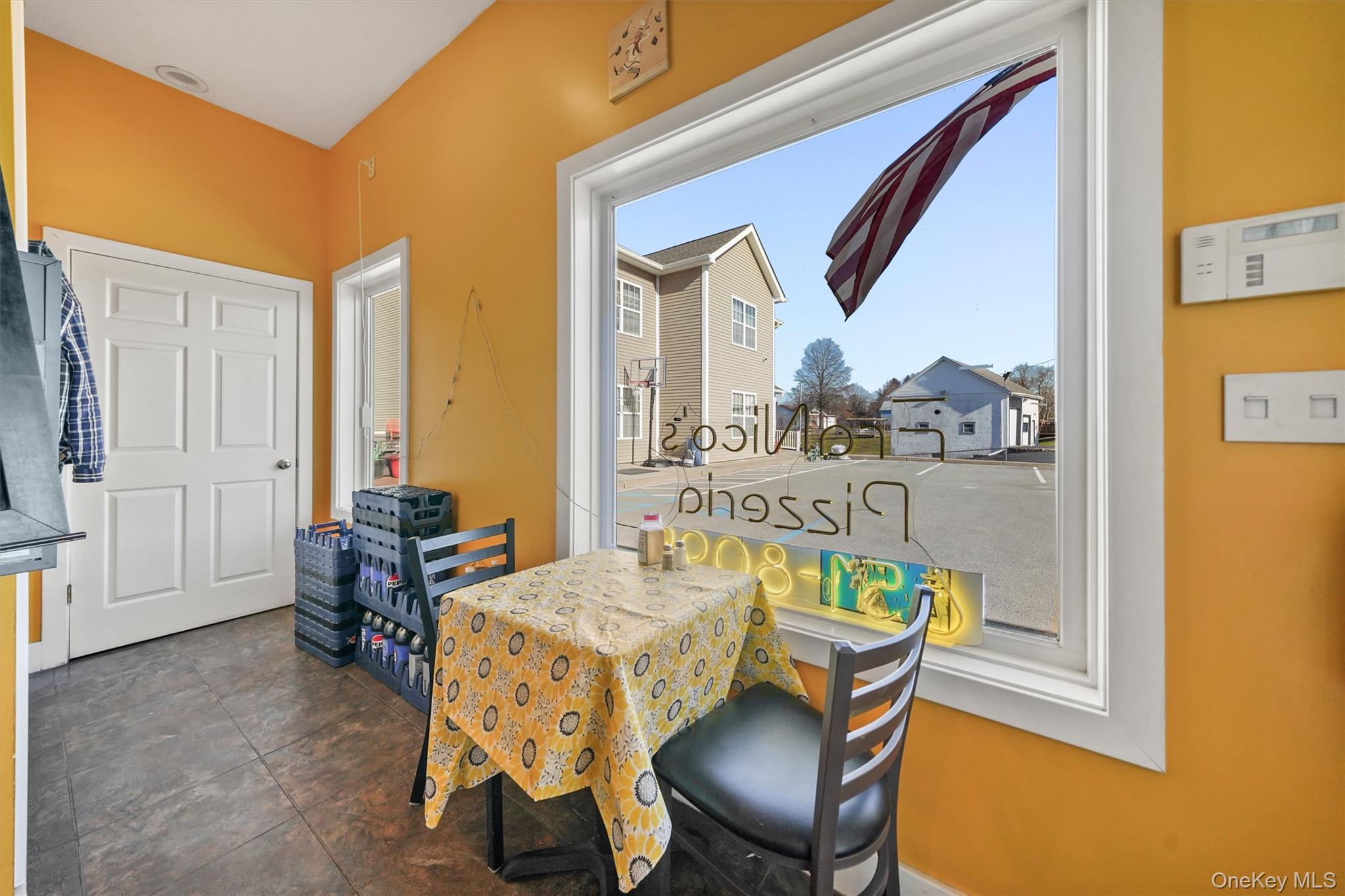 View of dining space
