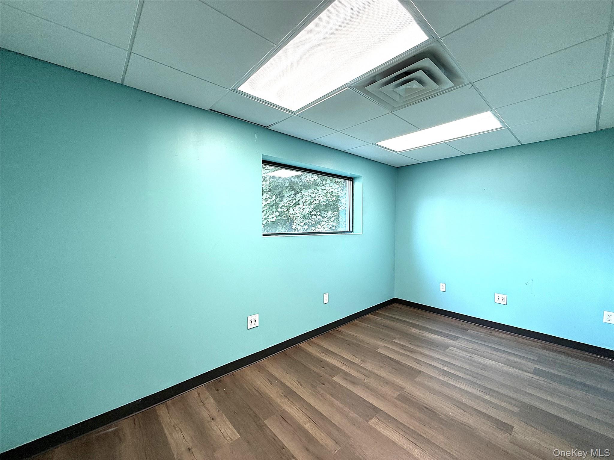 Back Corner office also has a large window.