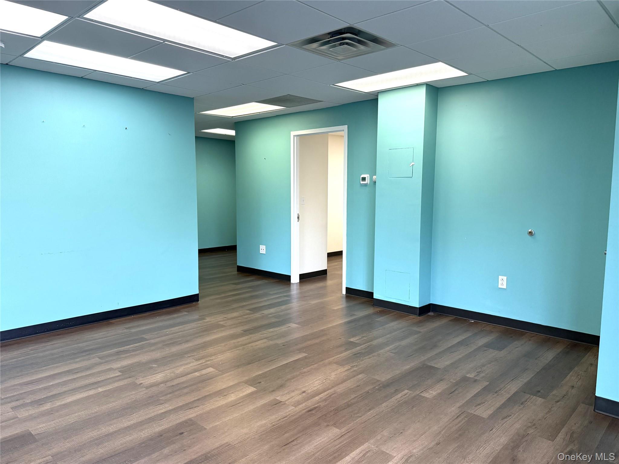 To the right of the large Reception area are another 2 offices and an ADA bathroom.