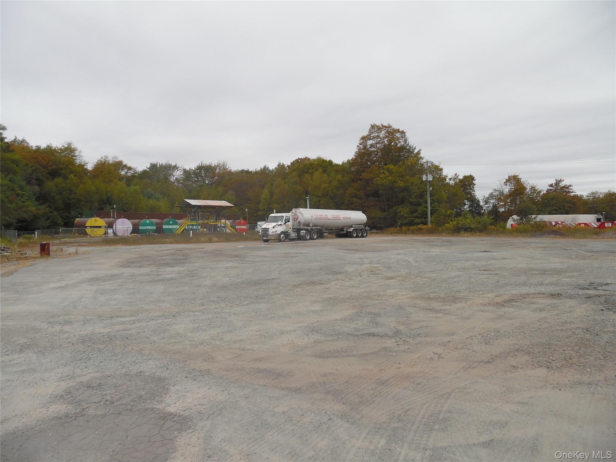 View of uncovered parking lot
