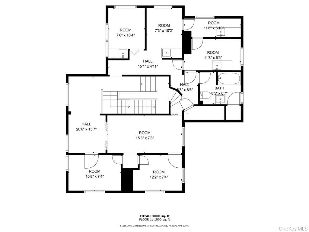 View of floor plan / room layout