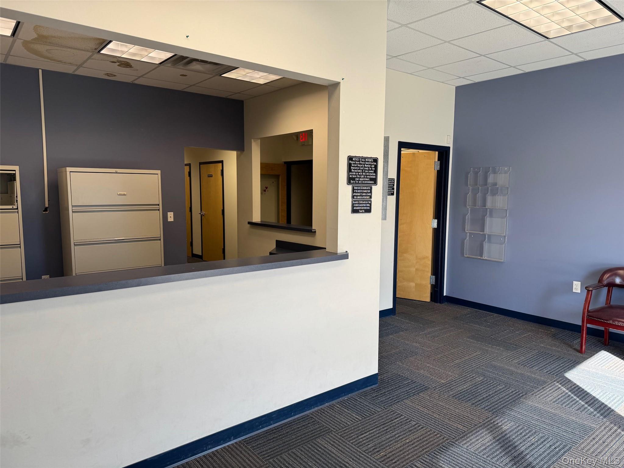 Reception area