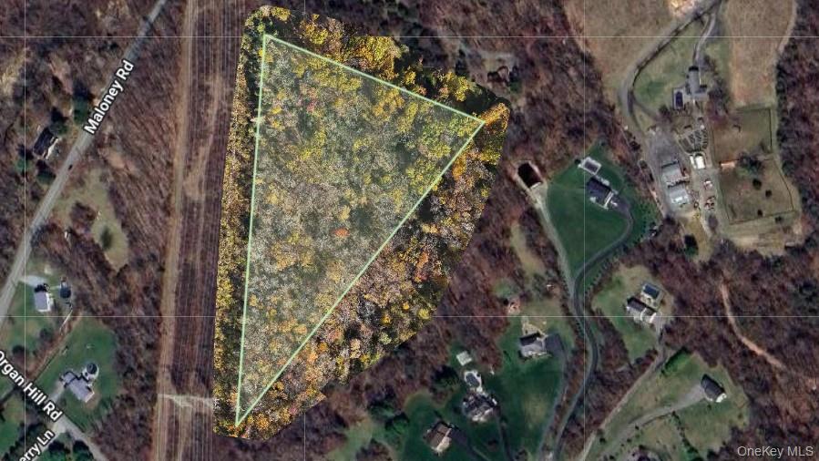 Aerial overview of property's location