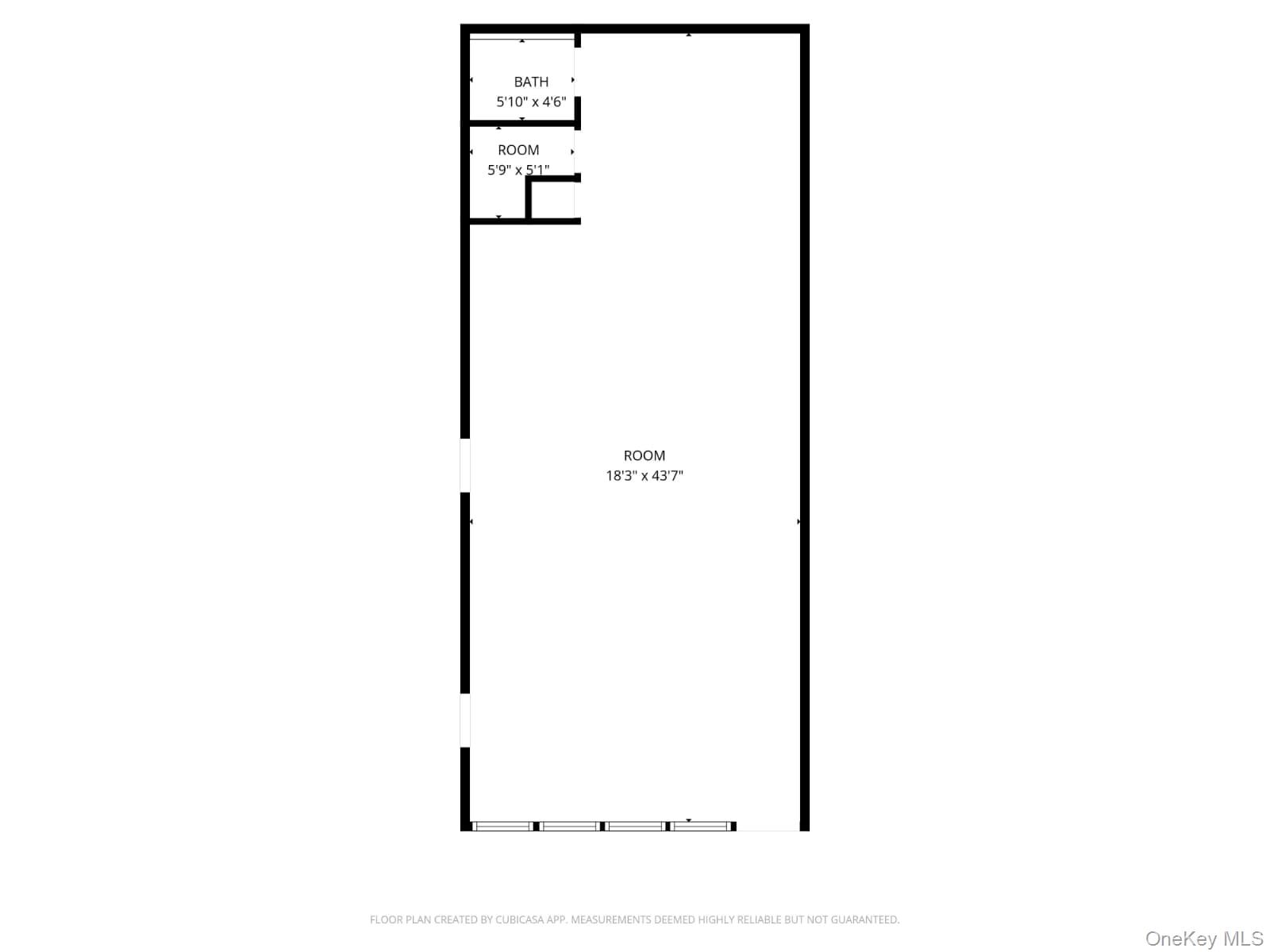 View of floor plan / room layout