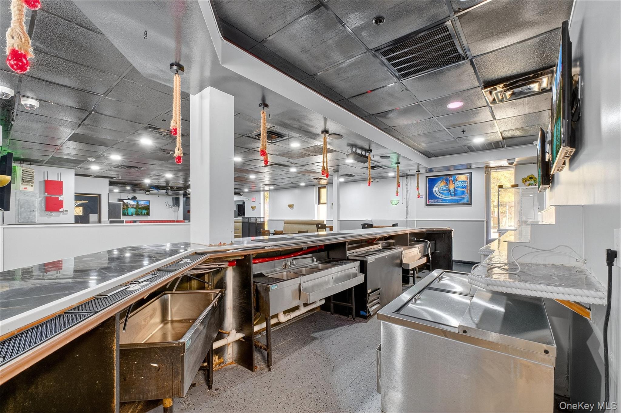 Kitchen featuring a paneled ceiling