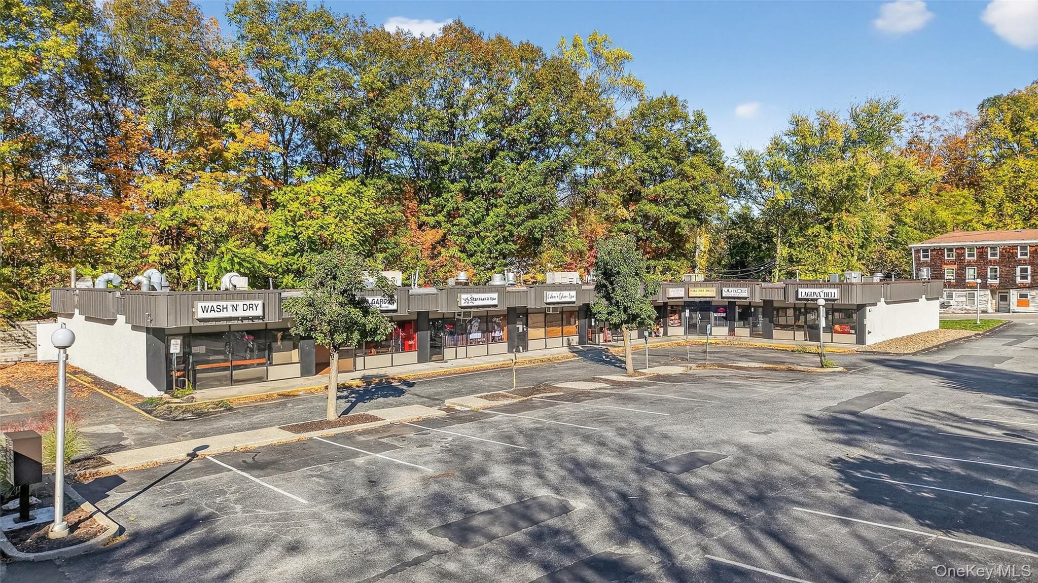 View of uncovered parking lot